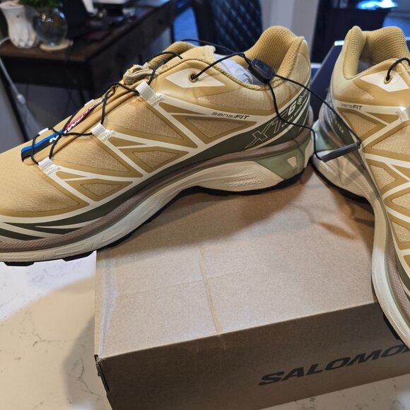 Salomon XT-6 GORE-TEX Antelope Icicle Portabella L47581000 Men's Size 13 NEW - Picture 4 of 15